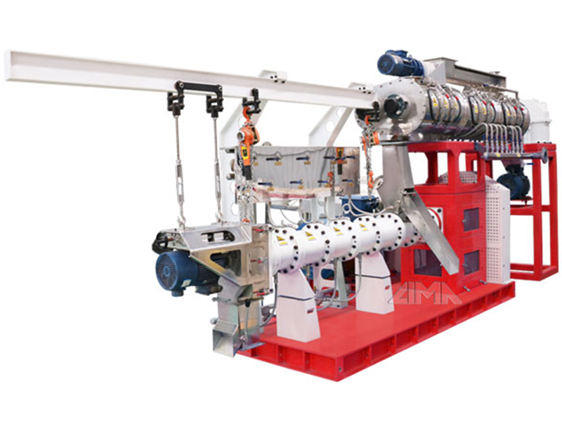 180-4000kg/h Wet Way Floating Fish Feed Extruder Machine