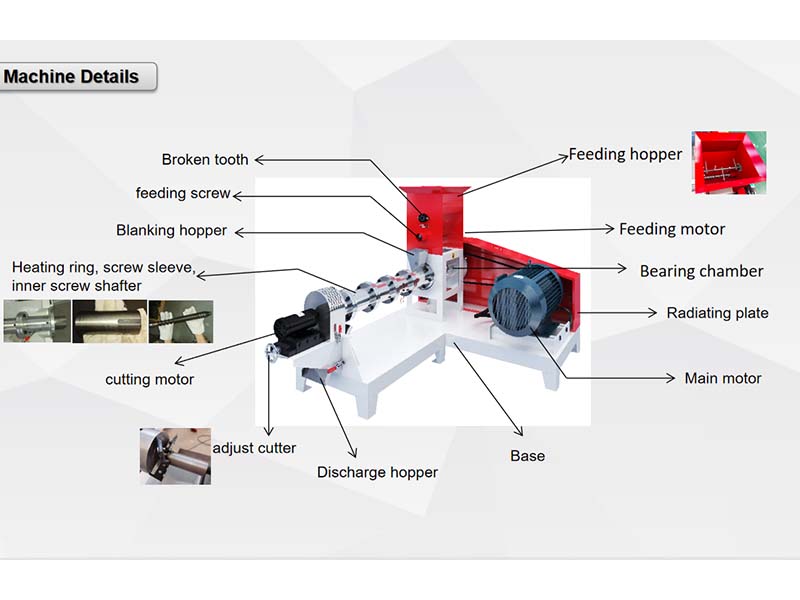 Floating Fish Feed Extruder Machine